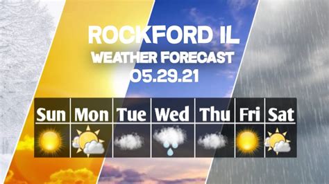 rockford illinois weather forecast map